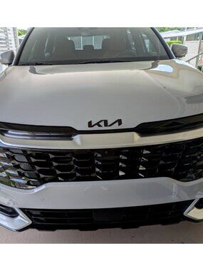 2023 2024 Kia Sportage Front Grill Letters Plastic Overlay in Matte Black